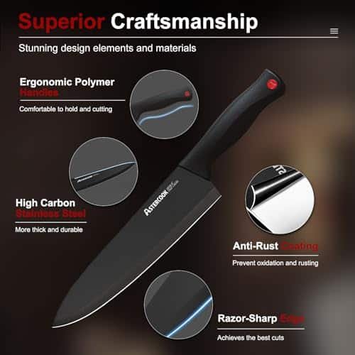 Astercook 15 Pieces Knife Sets Review