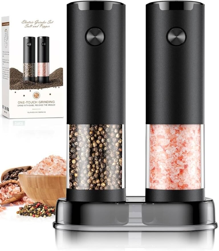 How To Use Electric Salt And Pepper Grinder Set