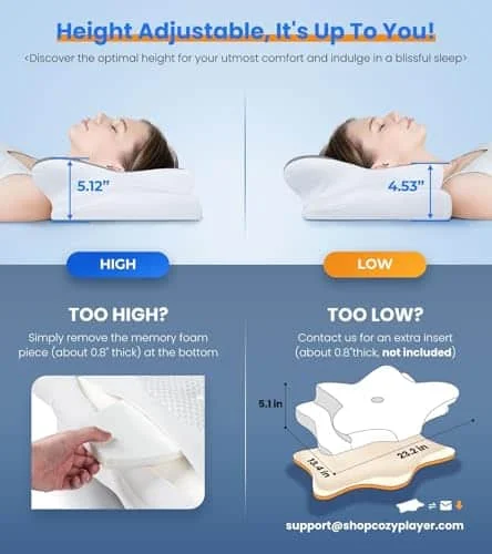 Cozyplayer Ultra Pain Relief Cooling Pillow Review