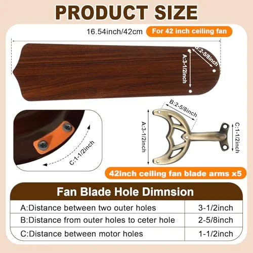 Best 42 Inch 4 Blade Ceiling Fan